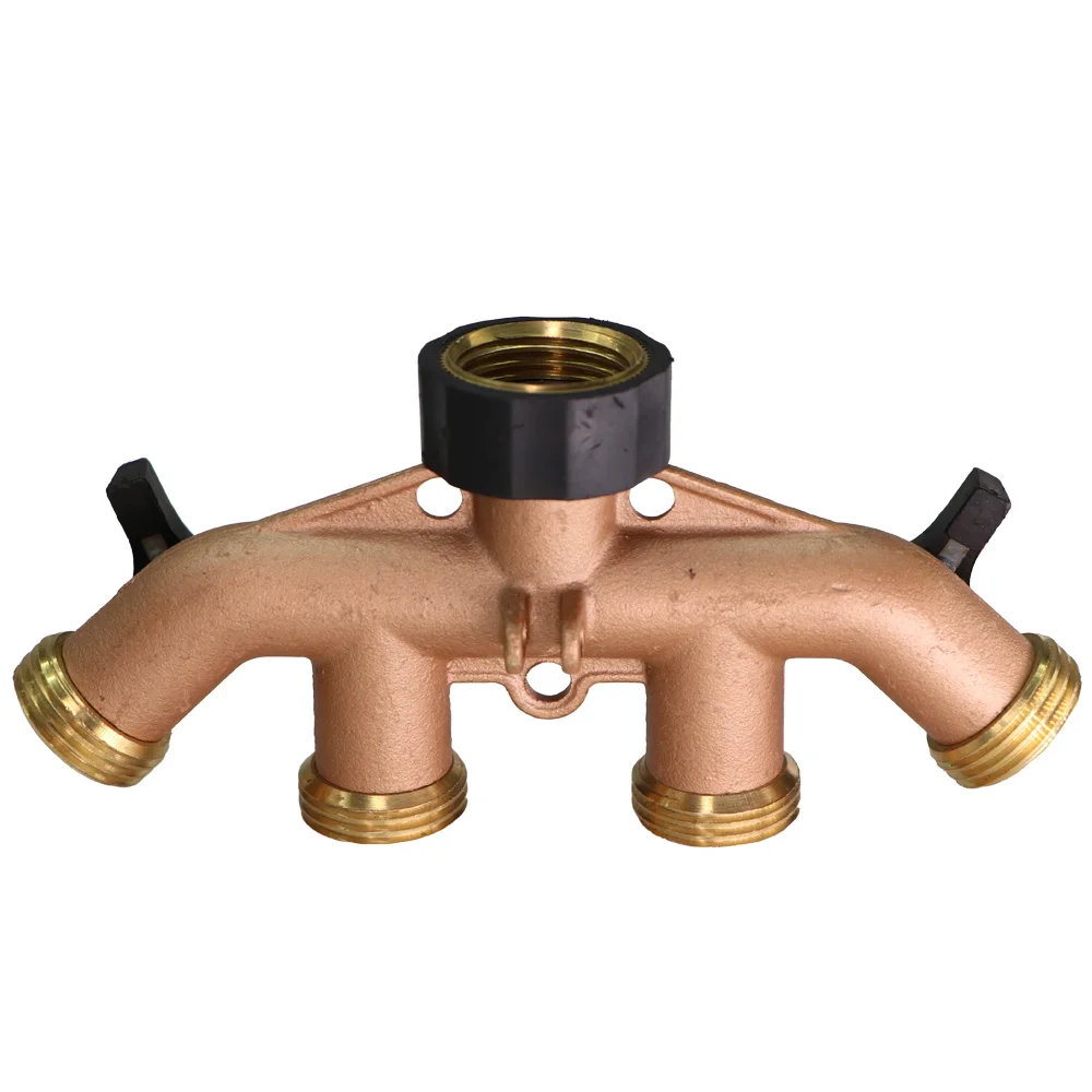 Tap Water Pipe 4 Way Splitter 3/4\