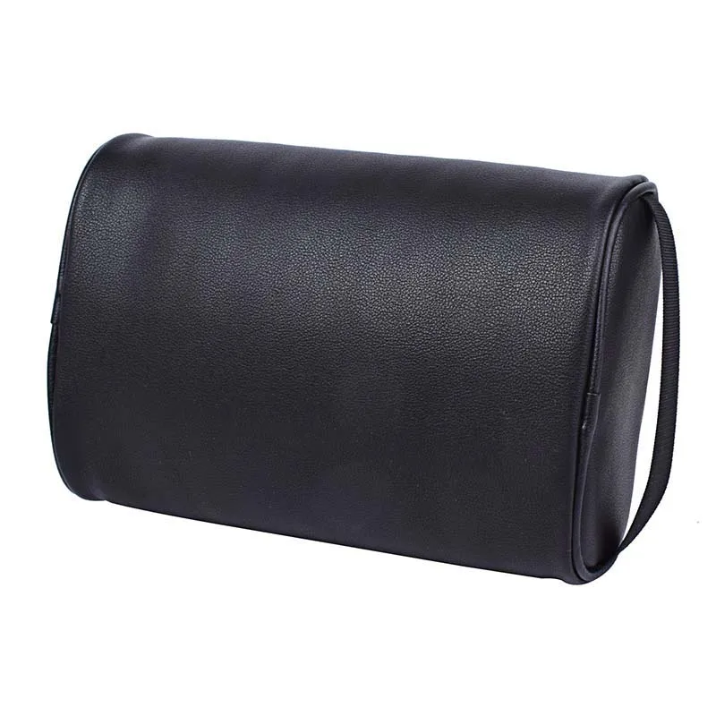 Handle Men Women Waterproof Travel Toiletry Beautician Sturdy Wash Bag Bathroom Leather Business Shaving Bag Ladies Shower Bag