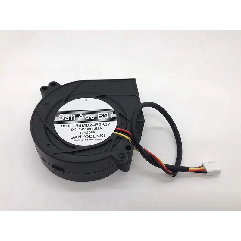 

New original for sanyo DC fan 9BMB24P2K27 9cm 9733 24V 1.62A San Ace B97 4-wire centrifugal turbo blower