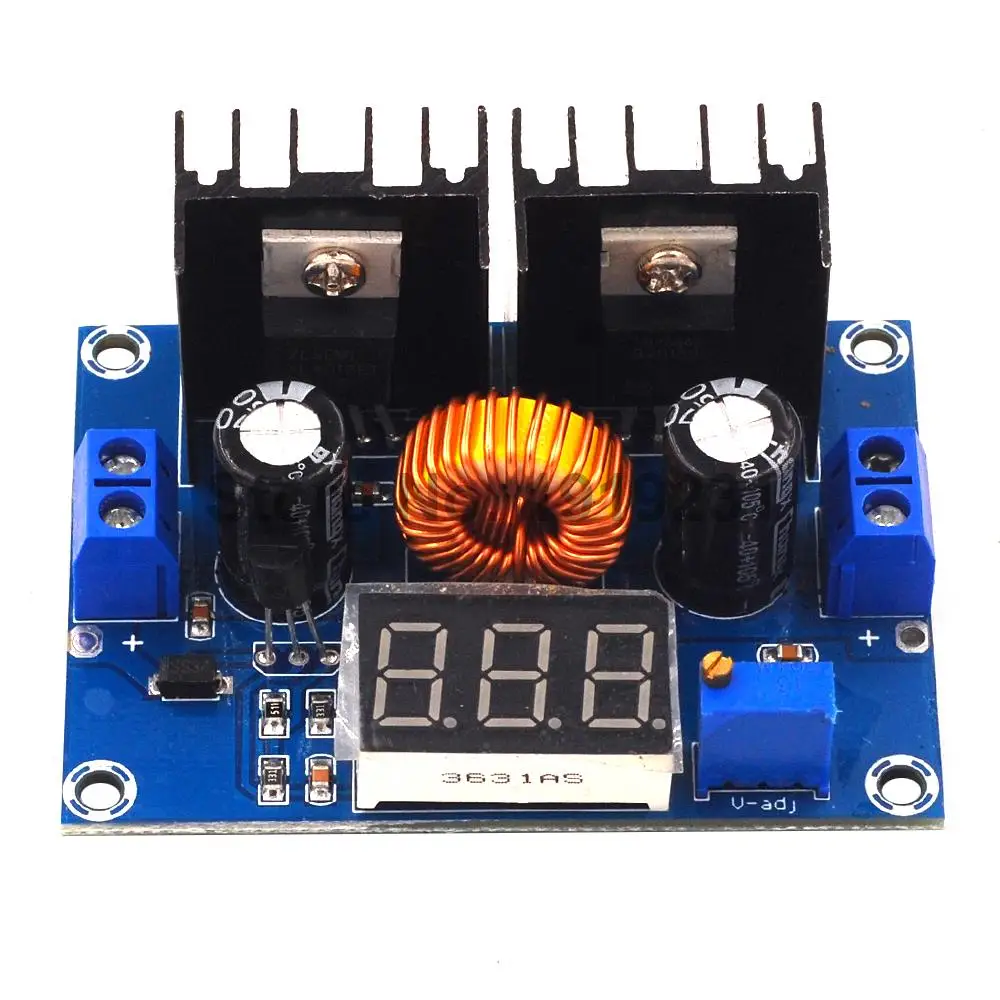 

DC-DC понижающий модуль XL4016E1 Высокая мощность/8A с регулятором напряжения/с дисплеем/регулятор напряжения постоянного тока