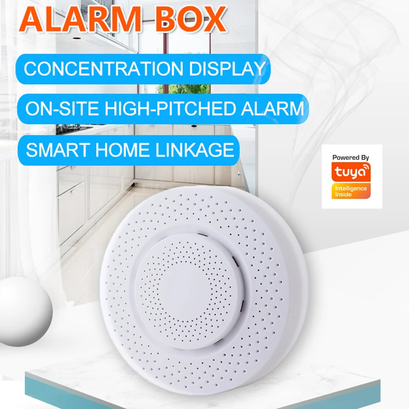 Tuya WiFi Zigbee Air Box Quality CO Carbon Monoxide Detector Tester Automation Alarm Works with Smart Life for Alexa Google Home