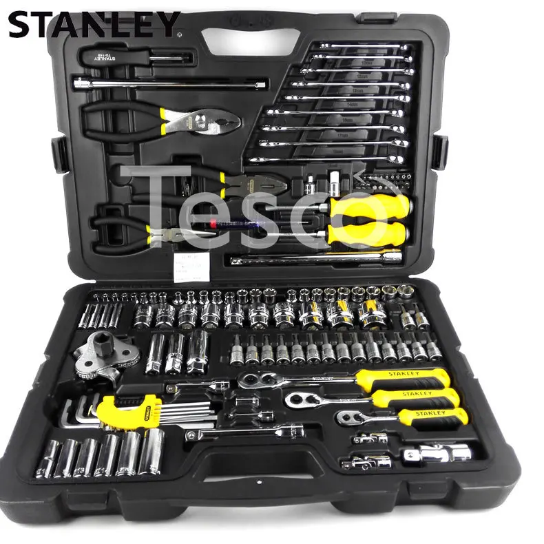 

Tool comprehensive set 125 s of multi-function machine repair socket wrench pliers