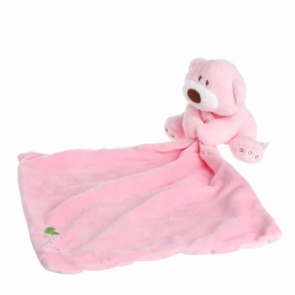 Baby Kids Comforter Washable Blanket Teddy Bear Soft Smooth Toy Plush Stuffed