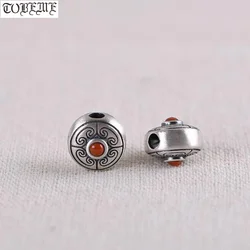 Handmade 925 Silver Jewelry Beads Good Luck Symbol Beads Tibetan Beads DIY Jewelry Findings Jewelry Accessories