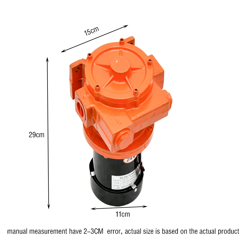 YB-100 12V/24V Large Flow Self-priming Electric Pump 650W High Power Fuel Transfer Pump For Pumping Oil 3100rpm 90L/min