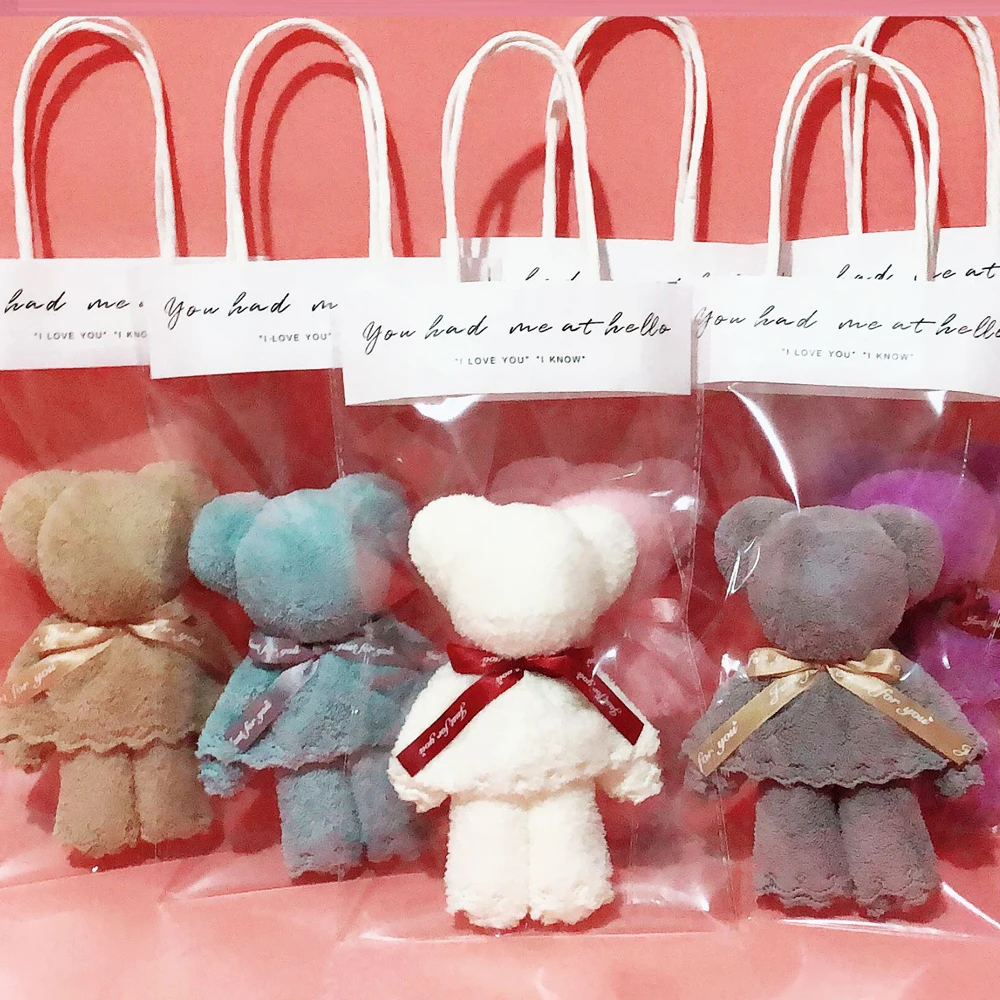 Cute Bear Gift Bags Return Gifts For Kids Birthday Party Treat Favors Boxes Thank You Wedding Bridal Bags Baby Shower Supplies