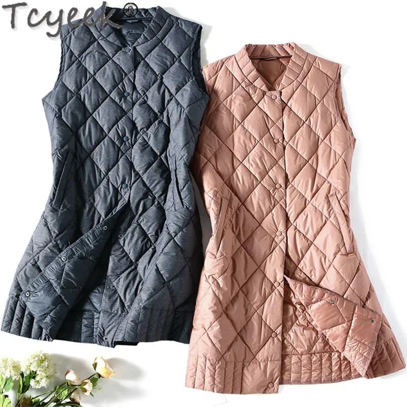 Winter Jacke Frauen Weste Licht Unten Westen Koreanische Jacken Frauen Mäntel Mode Herbst Kleidung Manteau Femme Hiver 2021 LW