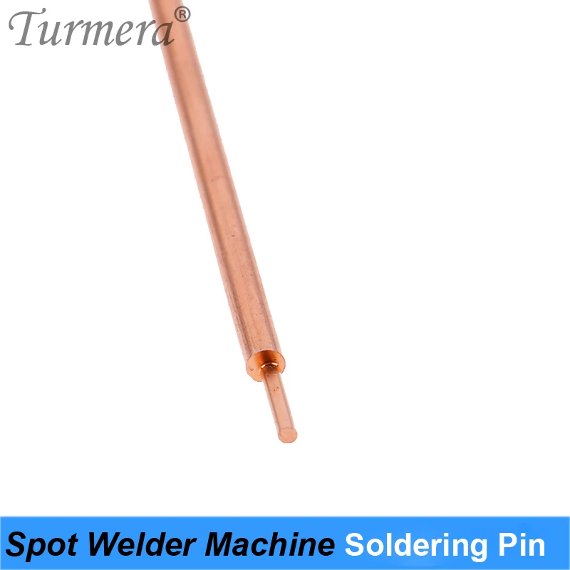 Haste de solda de cobre da alumina do diâmetro do ponto 100mm do pino 80mm 1.5mm das agulhas da soldadura do ponto de turmera para o uso da máquina do soldador do ponto da bateria