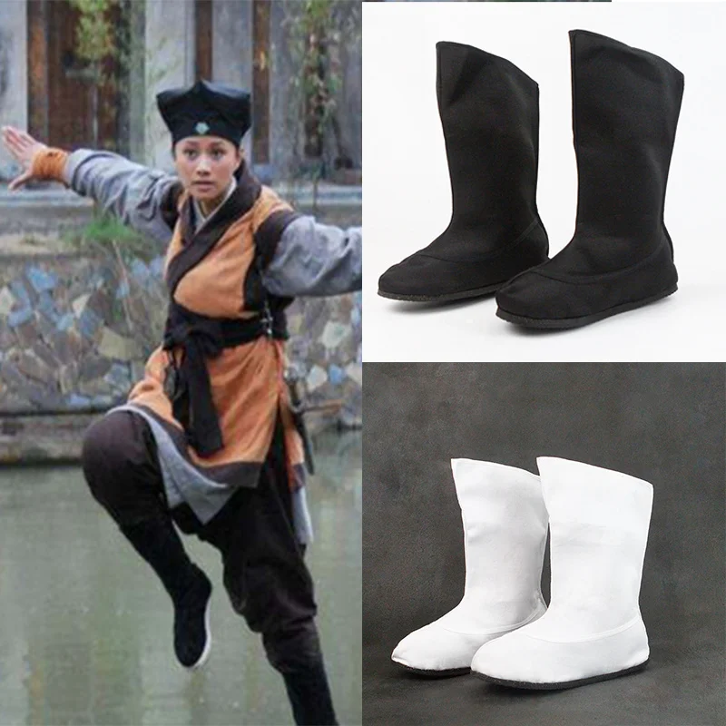 Chinese Film and TV costumes boots Hanfu boots men women cos martial art performance opera officers soldiers boots cosplayshoes