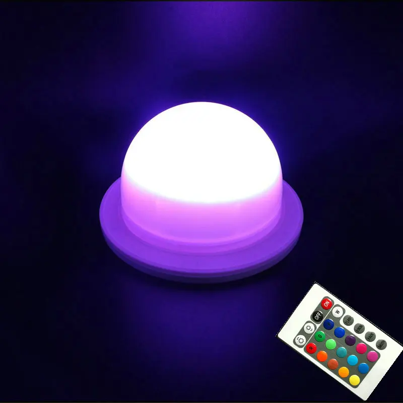 24key Remote control Rechargeable RGBW Light base waterproof 5050SMD LED module Hanging Furniture mood Light Enhancer UnderTable