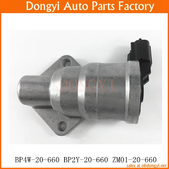 Auto IAC Idle Air Control Valve OE NO. BP4W-20-660 BP2Y-20-660 ZM01-20-660 BP4W20660 BP2Y20660 ZM0120660