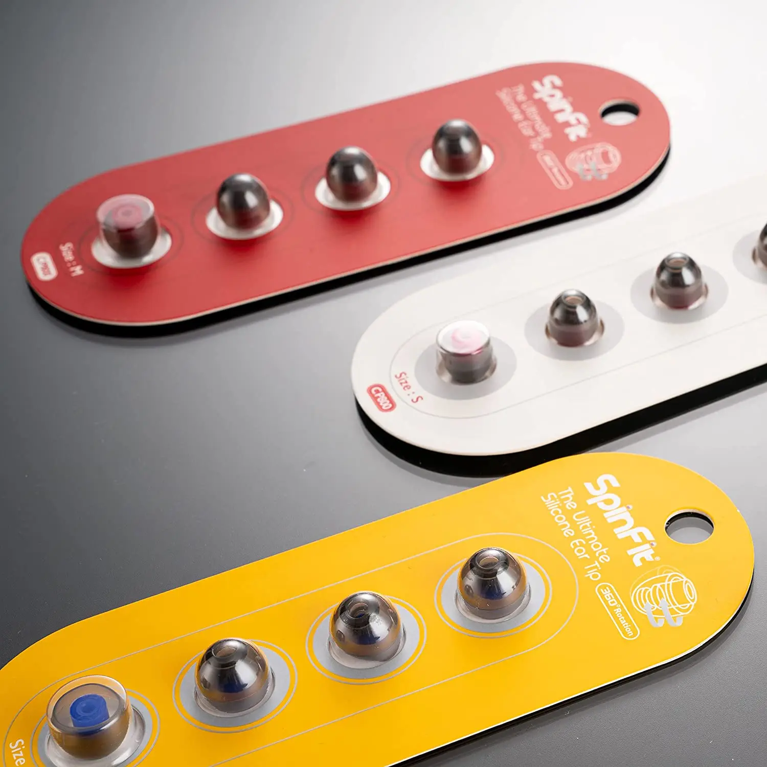 SpinFit CP100 CP800 CP240-Tai Đầu Tai Silicone Dành Cho Máy Nghe Nhạc FiiO DUNU KZ Hidizs Moondrop Tai Nghe Chụp Tai