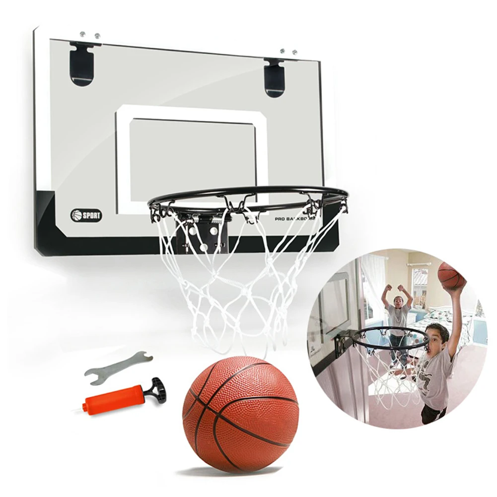 Kids Mini Basket Ball Board Toy Set bambini Hanging Basket Hoop porta interna a parete Shot Sport Trainer Toy Boy Gift