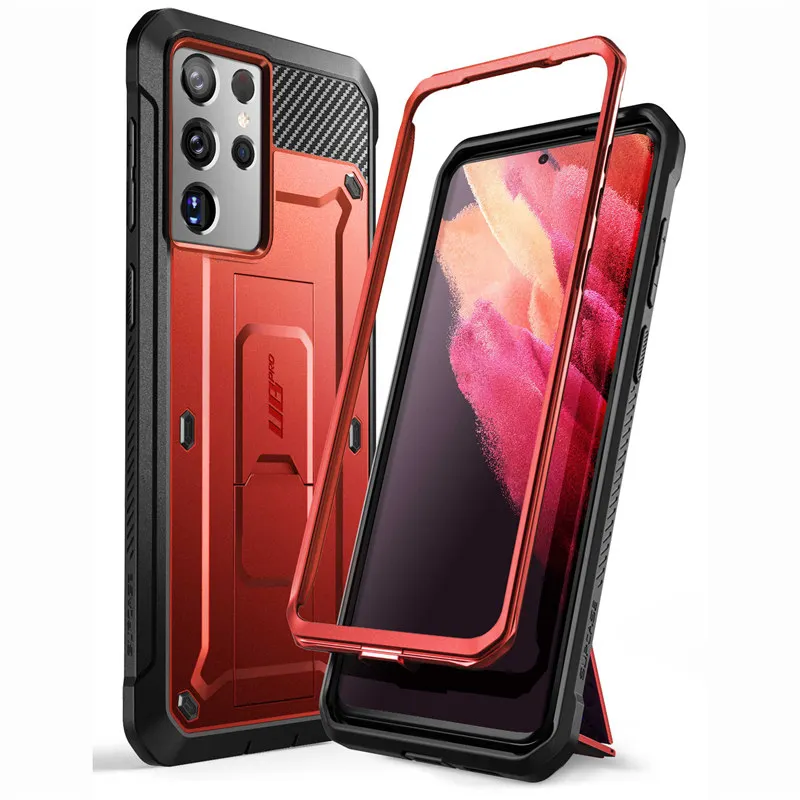 SUPCASE For Samsung Galaxy S21 Ultra Case (2021 Release) 6.8" UB Pro Full-Body Holster Cover WITHOUT Built-in Screen Protector