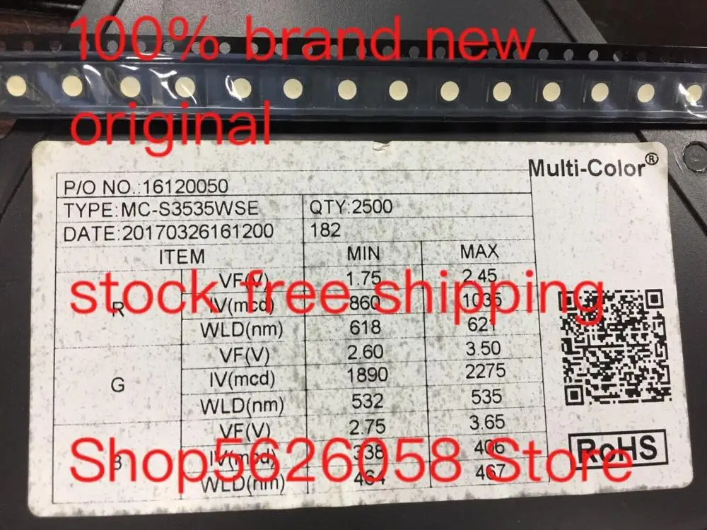 30pcs/lot MC-S3535WSE 100% new original