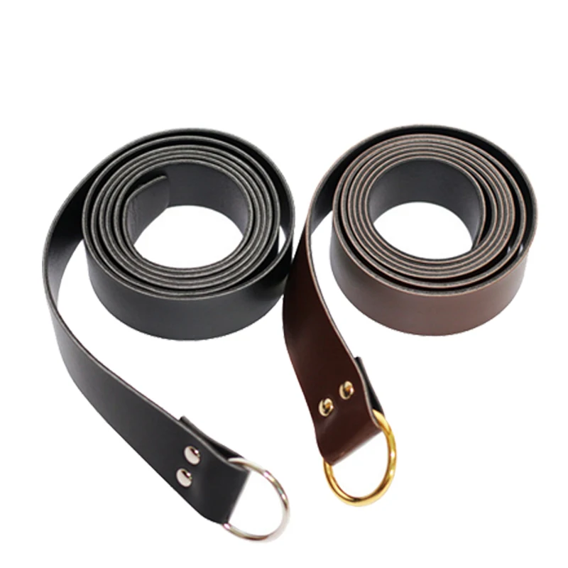 CostumeBuy – ceinture de taille en cuir pour hommes, accessoire de Costume, chevalier Viking, Pirate, Cosplay, avec boucle