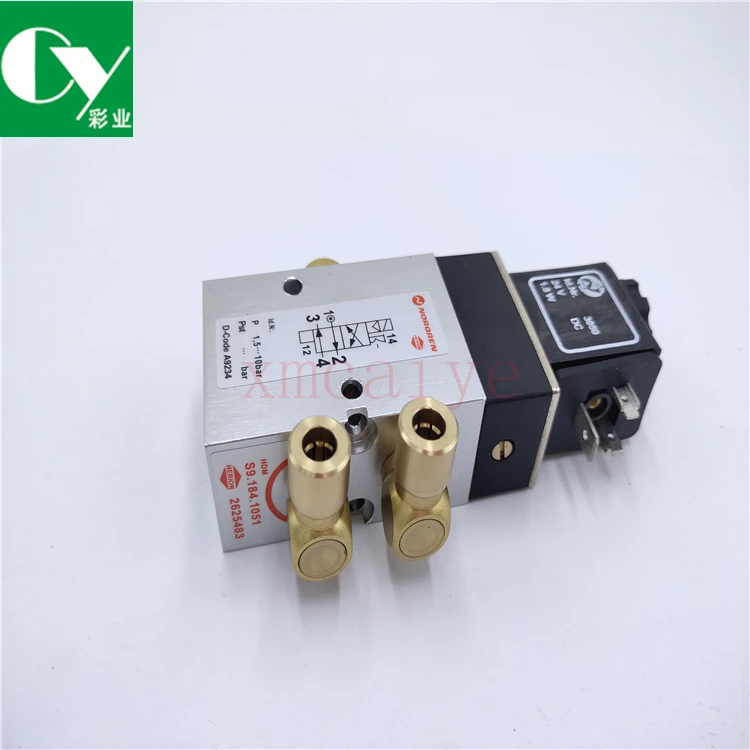 3 pieces offset printing machinery parts SM102 CD102 solenoid valve S9.184.1051