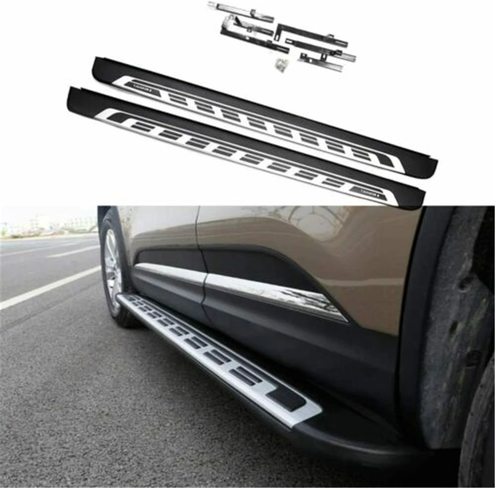 2Pcs Running Boards fits for Samsung QM6 2016-2022 Side Steps Pedals Nerf Bar