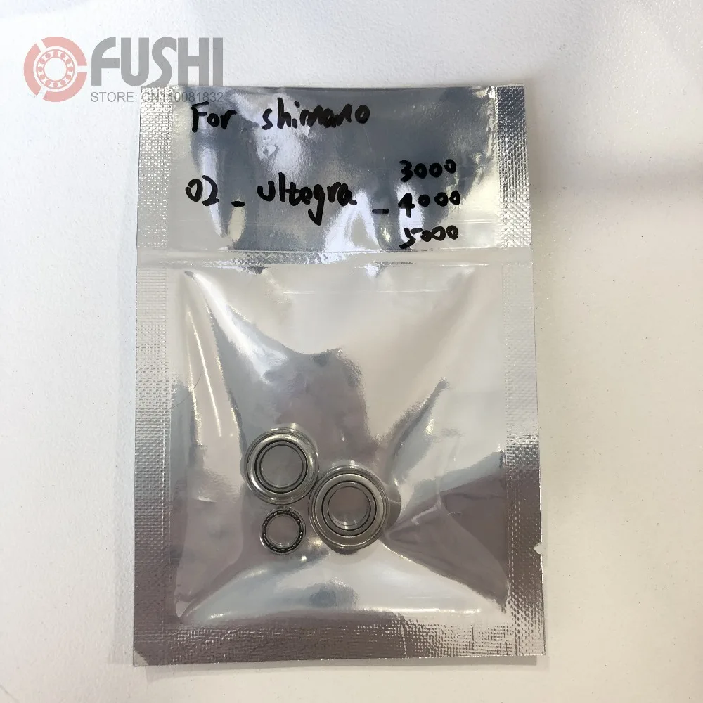 Fishing Reel Ball Bearings Kits For Shimano 02 ultegra 3000 4000 5000 (Total 3 Pcs) Number: 8*1 34*1 51*1 A-RB Bearing Kit