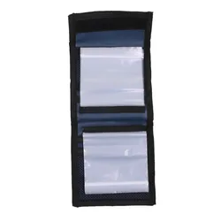 High Grade 12 Clear Pocket Leader Wallet Fly Fishing Line Leader Wallet Bag Packet Tippet Storage Case for Outdoor Fishing
