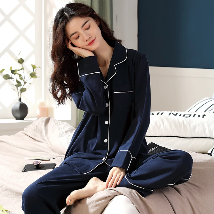 Autumn Winter Women Pregnancy Sleepwear Suit Cotton Maternity Nursing Pajamas Set Breast Feeding Nightwear Clothes for Pregnant