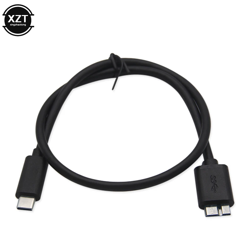 Universal USB 3.1 Type-C to USB 3.0 Micro B Cable Connector 5Gbps External Hard Drive Disk Cable for Hard Drive Computer