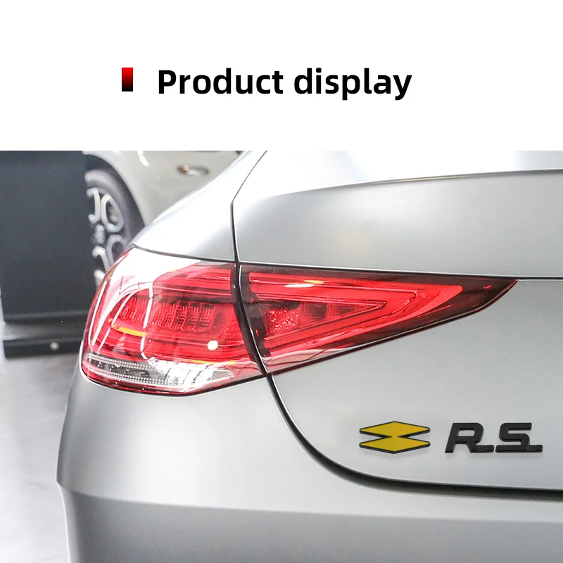 ملصق سيارة بشعار RS لسيارة Renault GT Sport Clio ذات المناظر الطبيعية الخلابة Megane Koleos Arkana Espace Safrane Vel Satis Laguna Logan Sandero Styling
