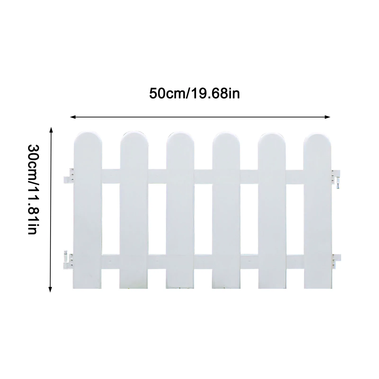 5PCS Ogrodzenie ogrodowe Plastikowa zdejmowana dekoracja ślubna Biały ogrodnictwo Balkon Architektura krajobrazu Dekoracja ogrodu na zewnątrz