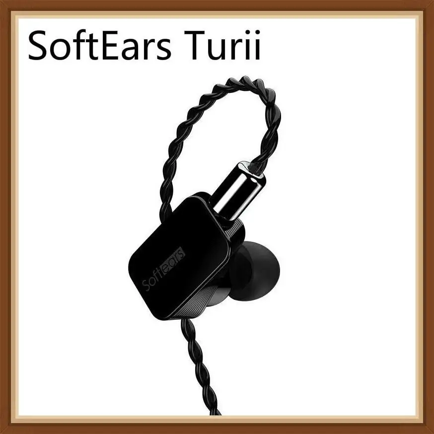 SoftEars Turii Flagship Dynamic In-Ear Earphone HIFI Music Monitor DJ Studio Audiophile Musician Headphone Earbuds CNC Earphone