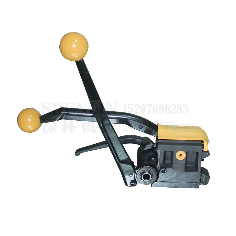 Handmatig Stalen Riem Banding Machine A333 Metal Strapping Machine Buckless Straping Afdichting Packagingbundle Strapper Shenlin Packer