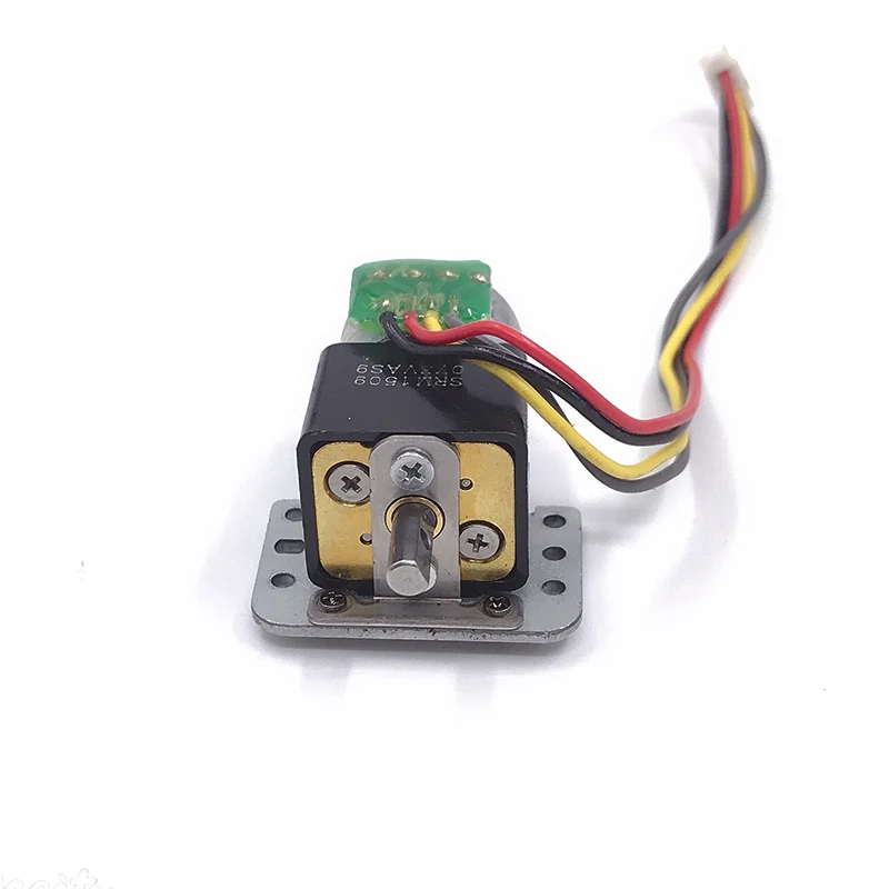 Micro Mini 15MM Precision Full Metal Gear Stepper Motor DC 5V 2-Phase 4-Wire  Stepping Gear Motor