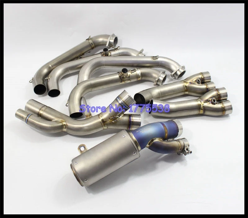 Titanium Alloy S1000X S1000R Motorcycle Exhaust Full System Muffler Header Front Pipe for S1000R 2017-2020 S1000XR 2015-2019