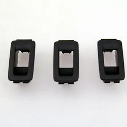 SCJYRXS 3pcs Black Window Button Switch Frame Cover For VW Golf MK5 MK6 Passat Touran Sharan Alhambra 1F0959527 1F0 959 527