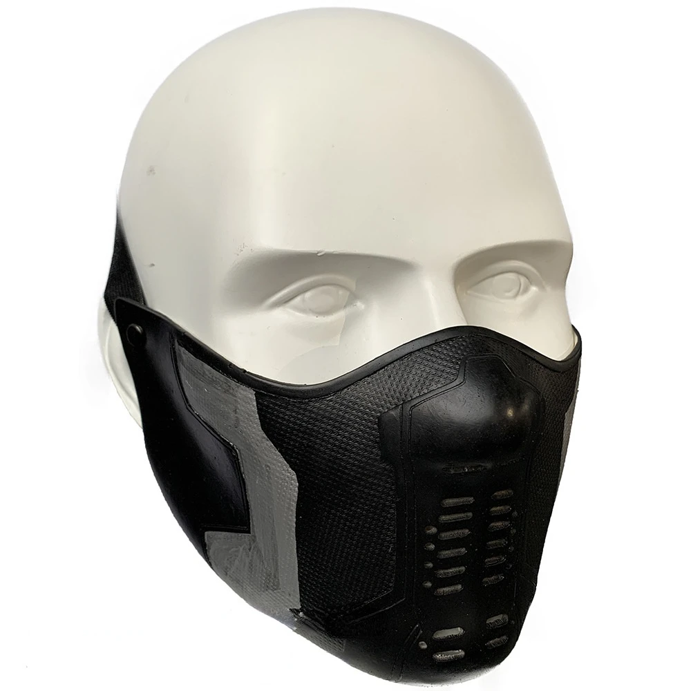 Captain 2 Winter Soldier Bucky Barnes Cosplay Mask James Buchanan Barnes Halloween Cosplay Props PVC Latex Mask