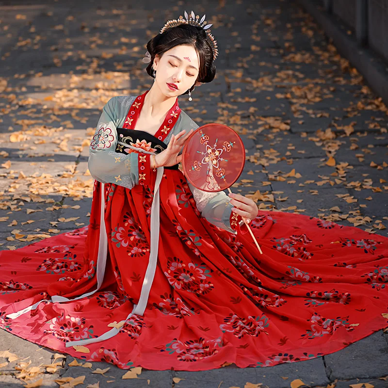 

Traditional Chinese Clothing for Women Hanfu Dress Elegant Fairy Cosplay Folk Ancient Costume NewYear Party retro Oriental hanfu
