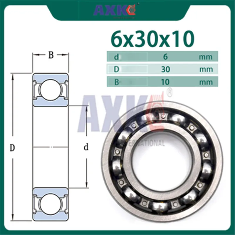 1 PC Non-standard deep groove ball bearings 6x30x10 8x20x6 8x22x7 8x22x11 8x23x14 8x26x8 8x30x7 8x32x10 10x20x6