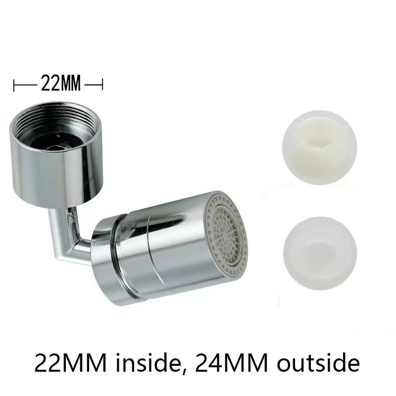 Universal Splash Filter Faucet Spray Head Water Outlet Faucet Extender Bubbler Sprayer, Kitchen Bathroom Accessories, 720 Degree