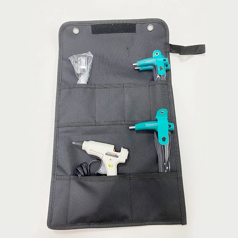 Professional Putty Knife Tool Bag Oxford Cloth Toolkit Bag Multifunction Folding Wrench Bag Tool Roll Storage Pocket Tool Pouch