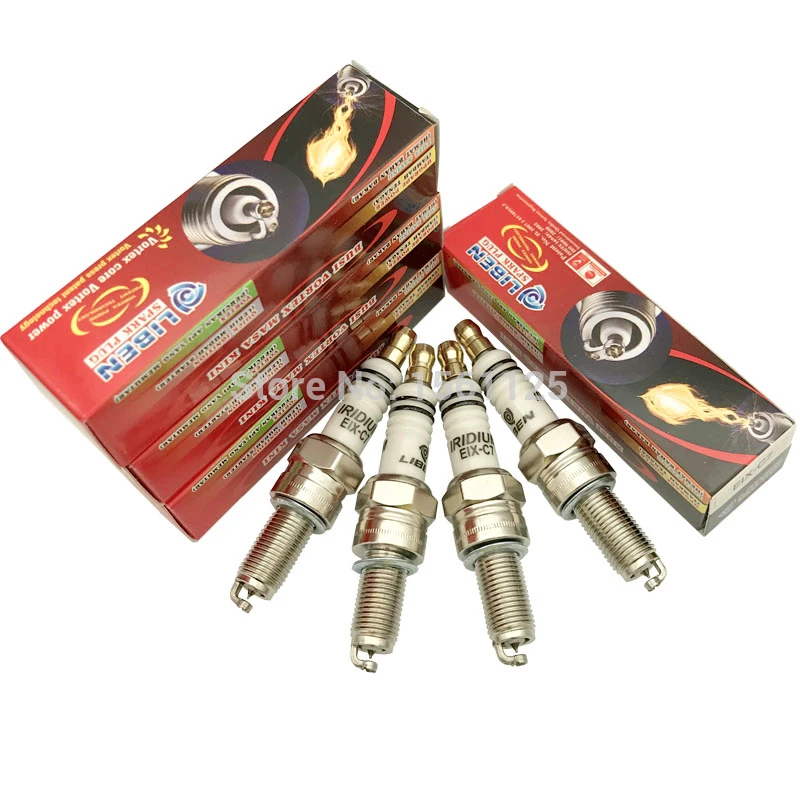 4pcs VORTEX IRIDIUM patent motorcycle spark plug EIX-C7 for CR7EK CR7E C7E CR7EIX CR7EGP IU22 U22ESRN SIMR7B9DS G59C B7RIU