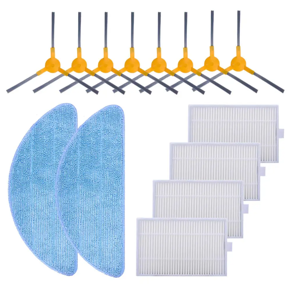 Thay Thế Cho Proscenic 800T 820T Lọc Bàn Chải Bên Hông Robot Hút Bụi Phần Cây Lau Nhà