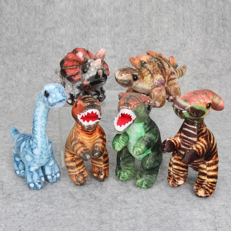 Tyrannosaurus Rex Dinosaur giocattoli di peluche triceratopo mirrosaurus Styracosaurus simulazione dinosauro farcito peluche giocattoli di natale bambini