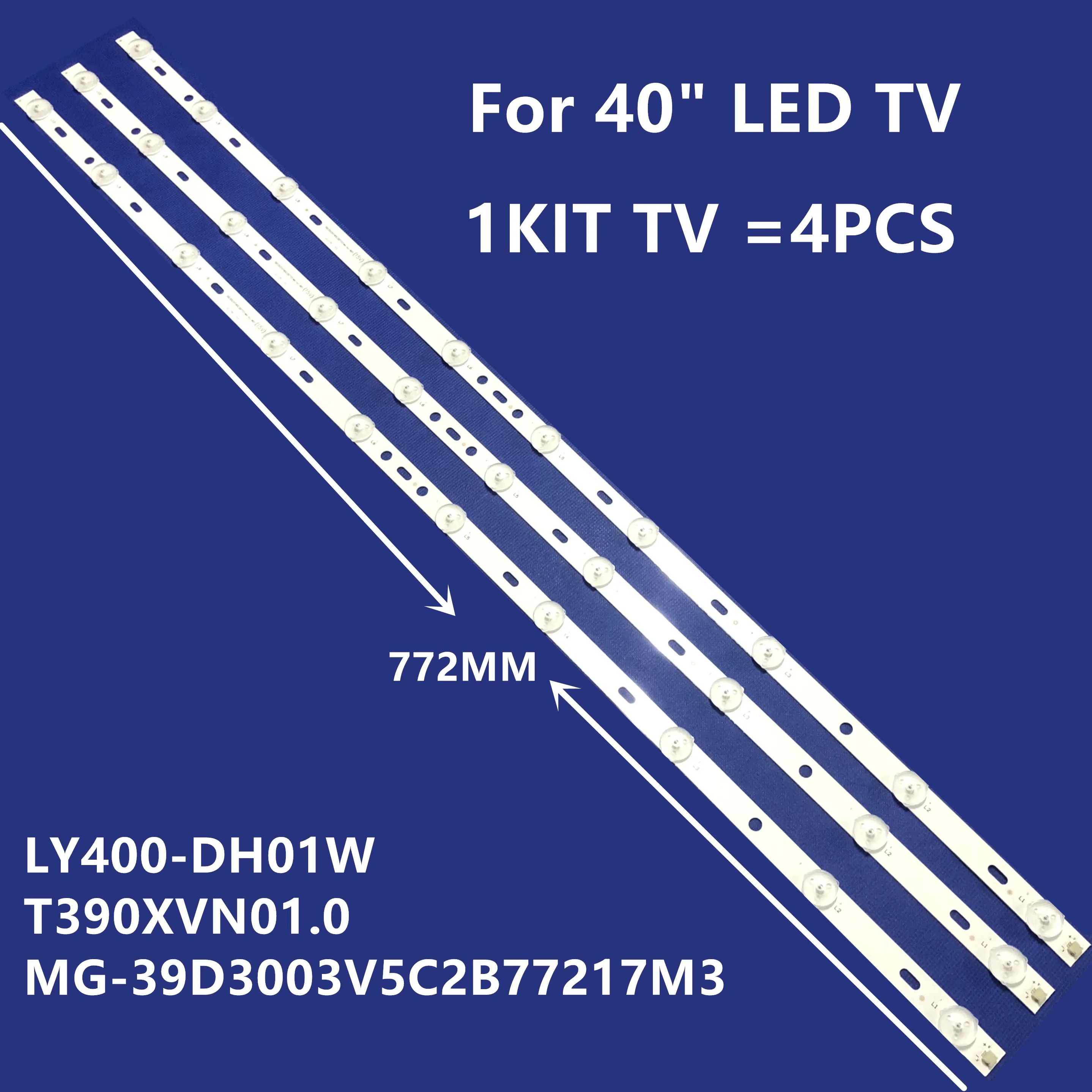 

LED backlight Strip for Sanyo 39inch 40inch TV LY400-DH01W 39T390XVN01.0 39CE5210H2 MG-39D3003V5C2B77217M3