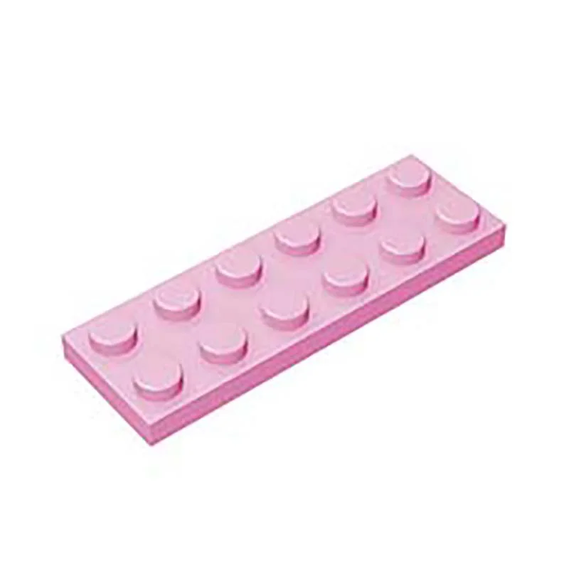 10pcs Compatible MOC Brick Parts 3795 Plate 2 x 6 Building Block Particle DIY Assmble Kid Puzzle Brain Toy Birthday Gift