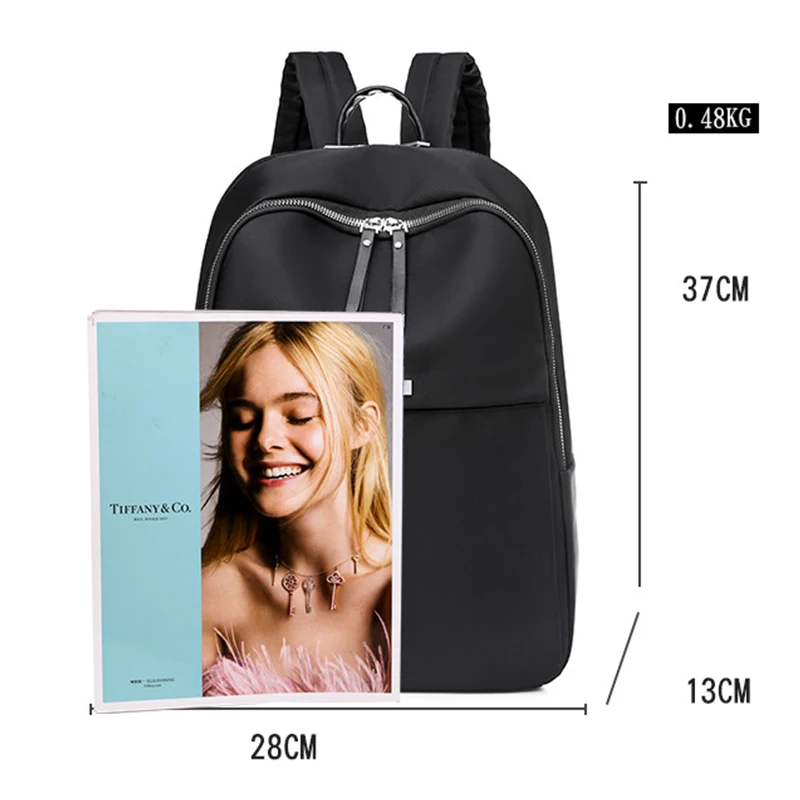 Buylor-mochila Oxford para mujer, bolso de ordenador Simple, bolso escolar de hombro para niña, mochila de viaje de gran capacidad