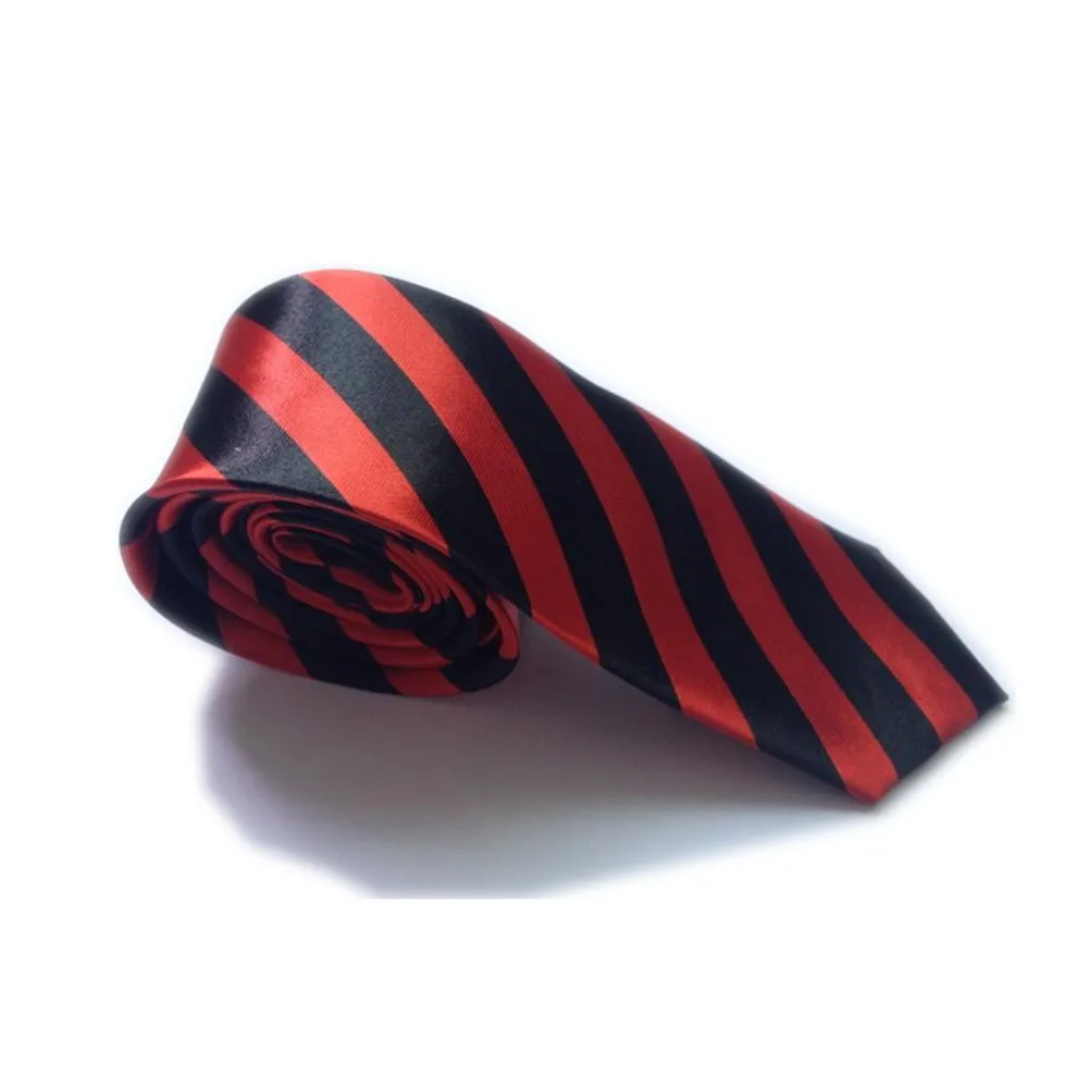 

2019 Print Slim Tie Stripe Men's skinny ties Polyester pattern fashion neckties 5CM WIDTH