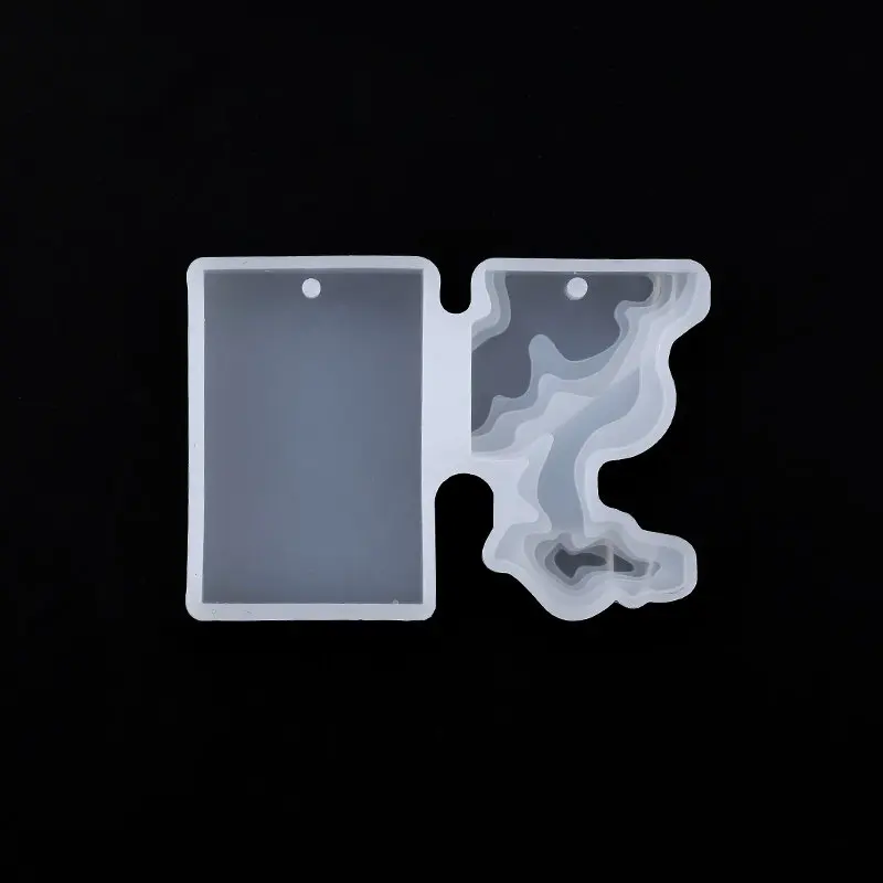 3D Silicone splice Island mountain Mold UV Epoxy Casting Mould Dried Flower Decorative Craft DIY for Jewelry Making