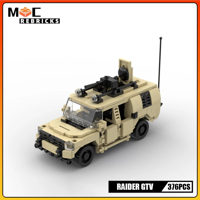 ทหาร Series Raider รถ SUV MOC Building Block โหลดตัวเลข SWAT รถประกอบอิฐของเล่นเด็ก