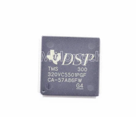 Free Shipping 5PCS TMS320VC5501PGF300 TMS 320VC5501PGF 300 QFP176  Fixed-Point Digital Signal Processor  New Original