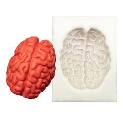 Brain Halloween Silicone Sugarcraft Mold Resin Tools Cupcake Baking Mould Fondant Cake Decorating Tools