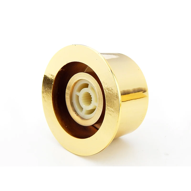 سوبر جميلة عالية الجودة النحاس مطلية بالذهب حجم المقبض من مكبر للصوت الجهد المقبض مرآة الوجه قطرها 42 مللي متر عالية 20 مللي متر